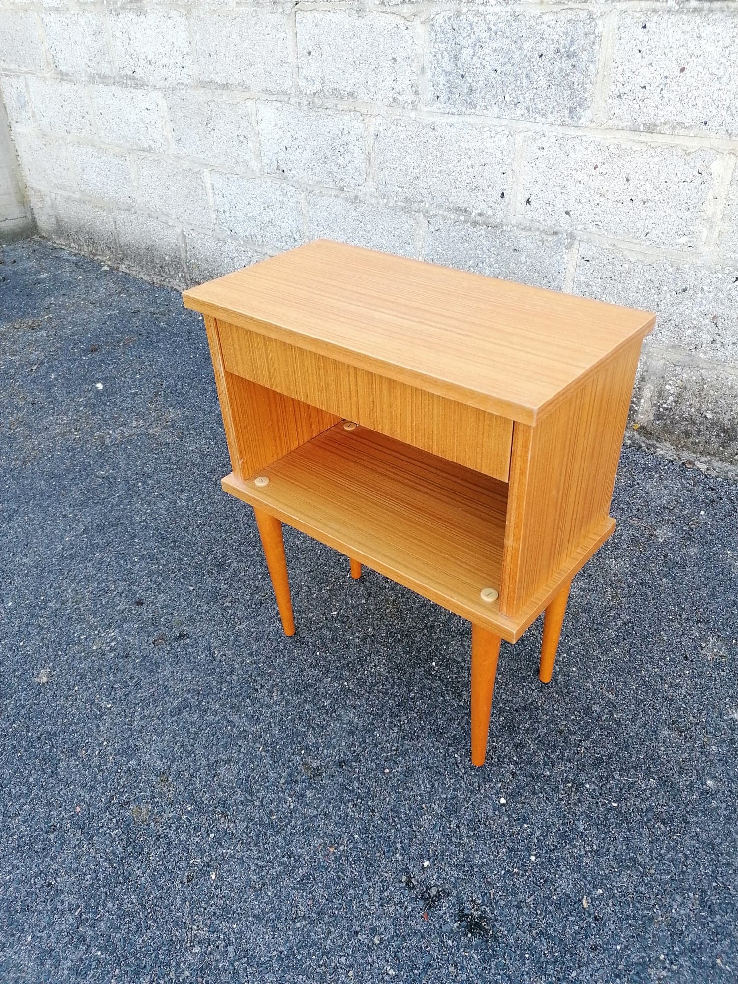 Vintage bedside table