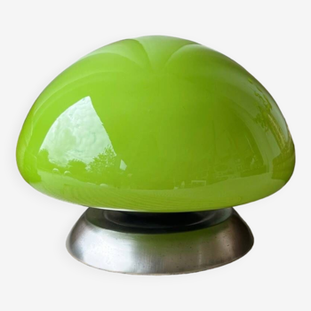 Green vintage mushroom lamp
