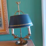 BOUILLOTTE LAMP IN BRONZE, SIGN DECOR