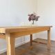 Farm table oak country style with extensions