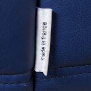 Michel Ducaroy Ligne Roset Blue Leather Togo Corner Sofa France 1980s