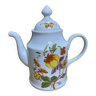 Théière en porcelaine made in italy vintage / ancap tea / fleurs papillon