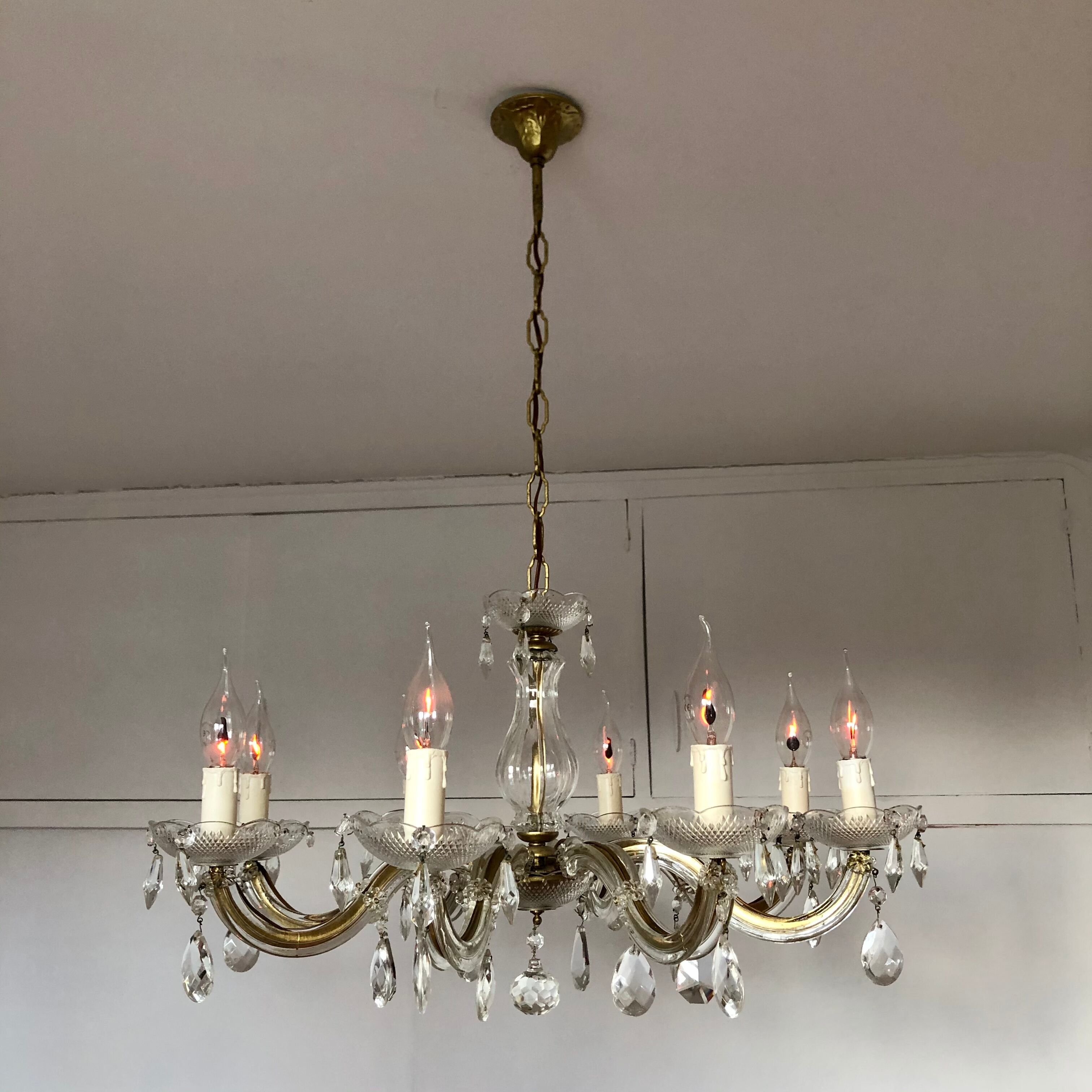 Murano taster chandelier - 8 branches - 50s