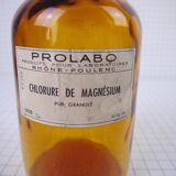 Magnesium Chloride brown glass pharmacy bottle