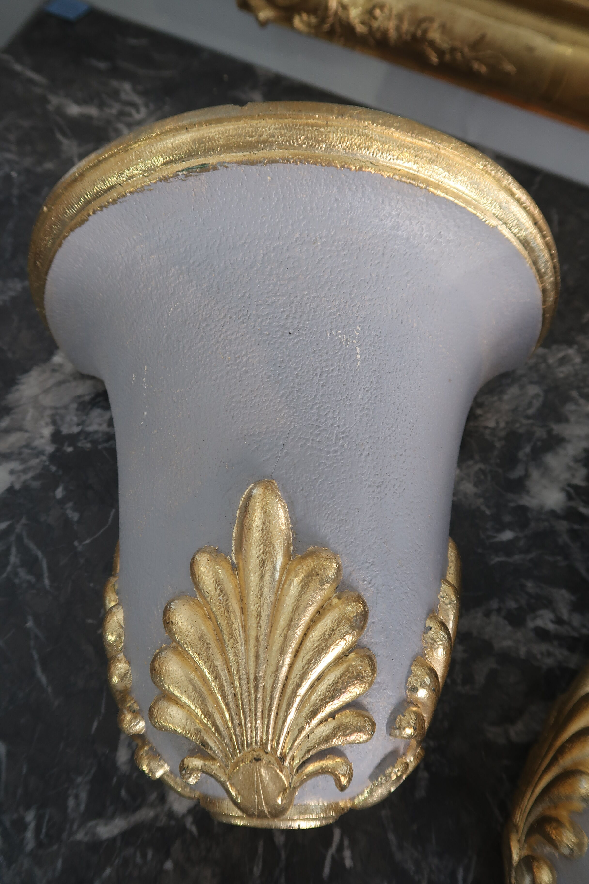 Pair of empire style wall lamps