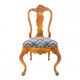 A pair of antique chairs from the late 19th century, France. After renovation.