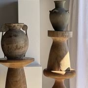 Vase à 4 anses en terre cuite grise, Indonésie