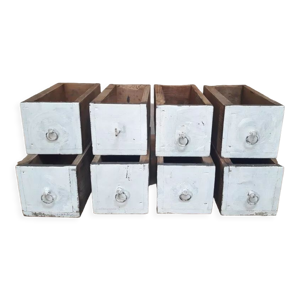 Lot de 8 tiroirs d'atelier