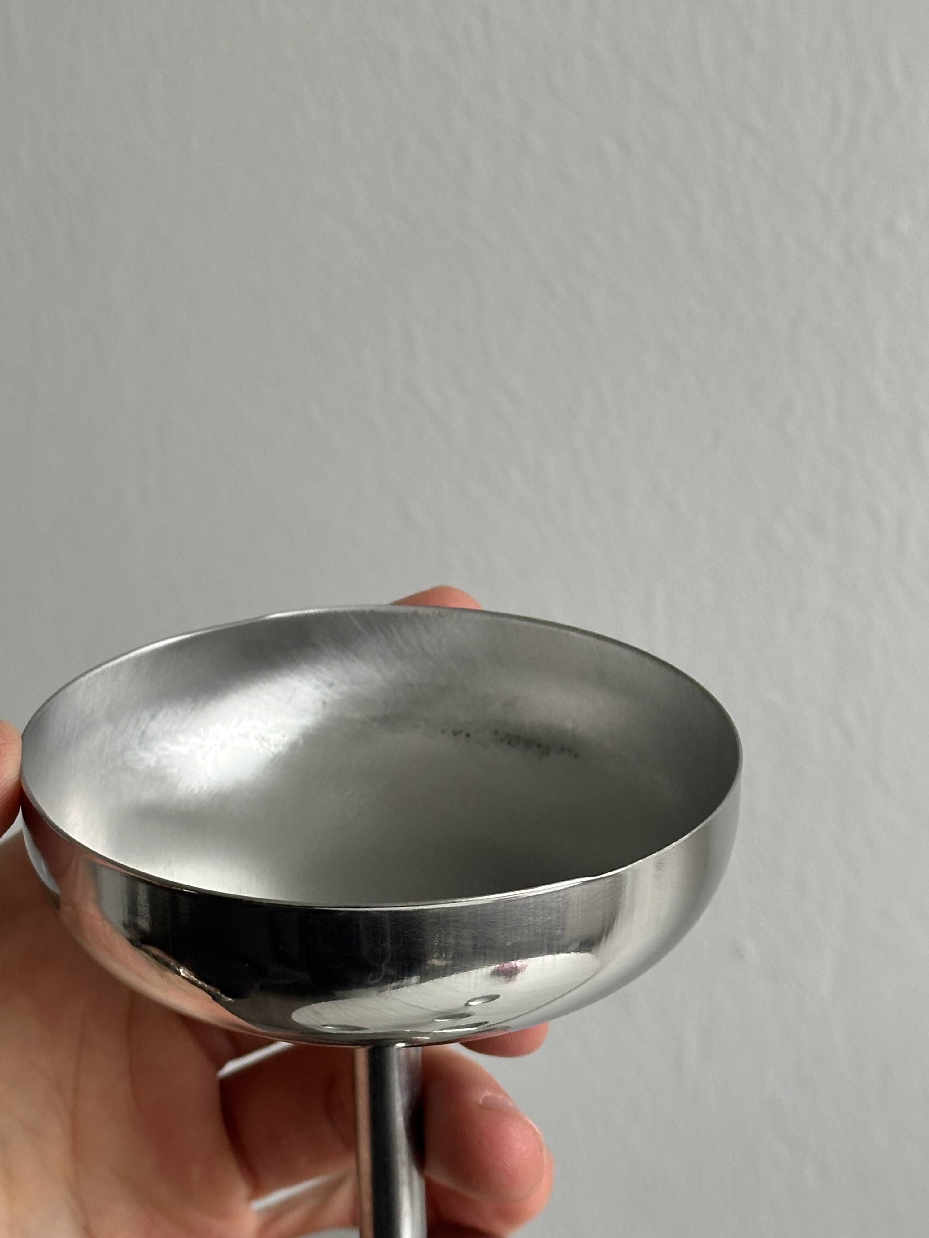 6 stainless steel footed bowls, Letang Remy style