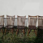 Lot de 5 Chaise bistrot vintage