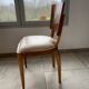 Lot de 6 chaises Art Déco en loupe d’orme – Années 1930 – Excellent état