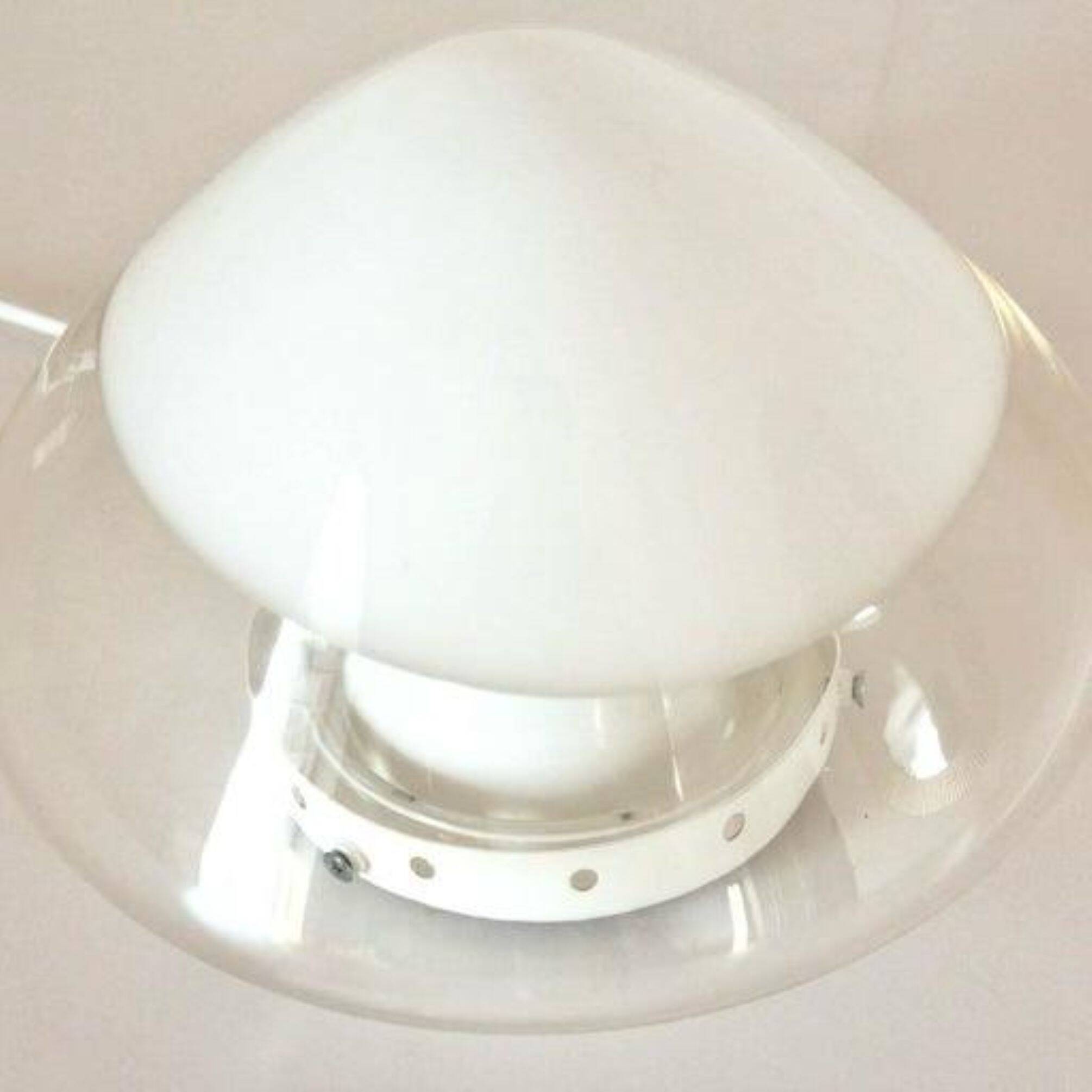 Mid-Century Modern Murano Glass Mushroom Lamp by Carlo Nason for " ITRE", I