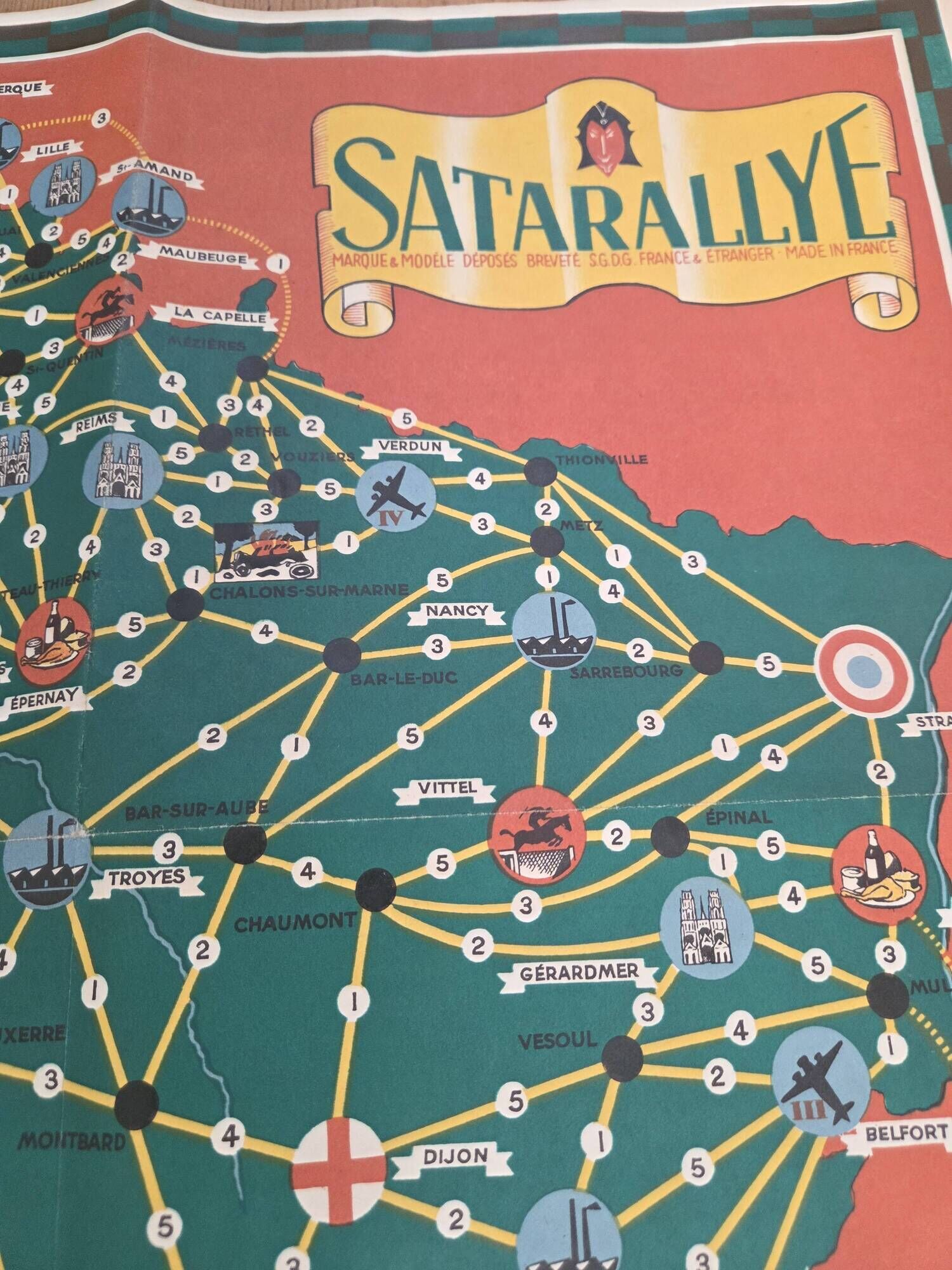 Vintage Board Game "Satarallye"