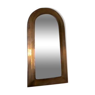 Moroccan brass mirror