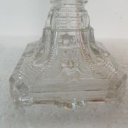 Glass candlestick candlestick