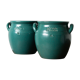 Paire de pots vintage par Höganäs Keramik
