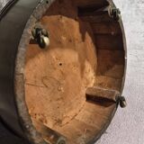 Antique French Empire Somno (bedside table) in mahogany with a marble top, circa 1805–1820.