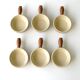 Set of 6 caquelons -Emile Henry - Brown - Culinary pottery - Beige