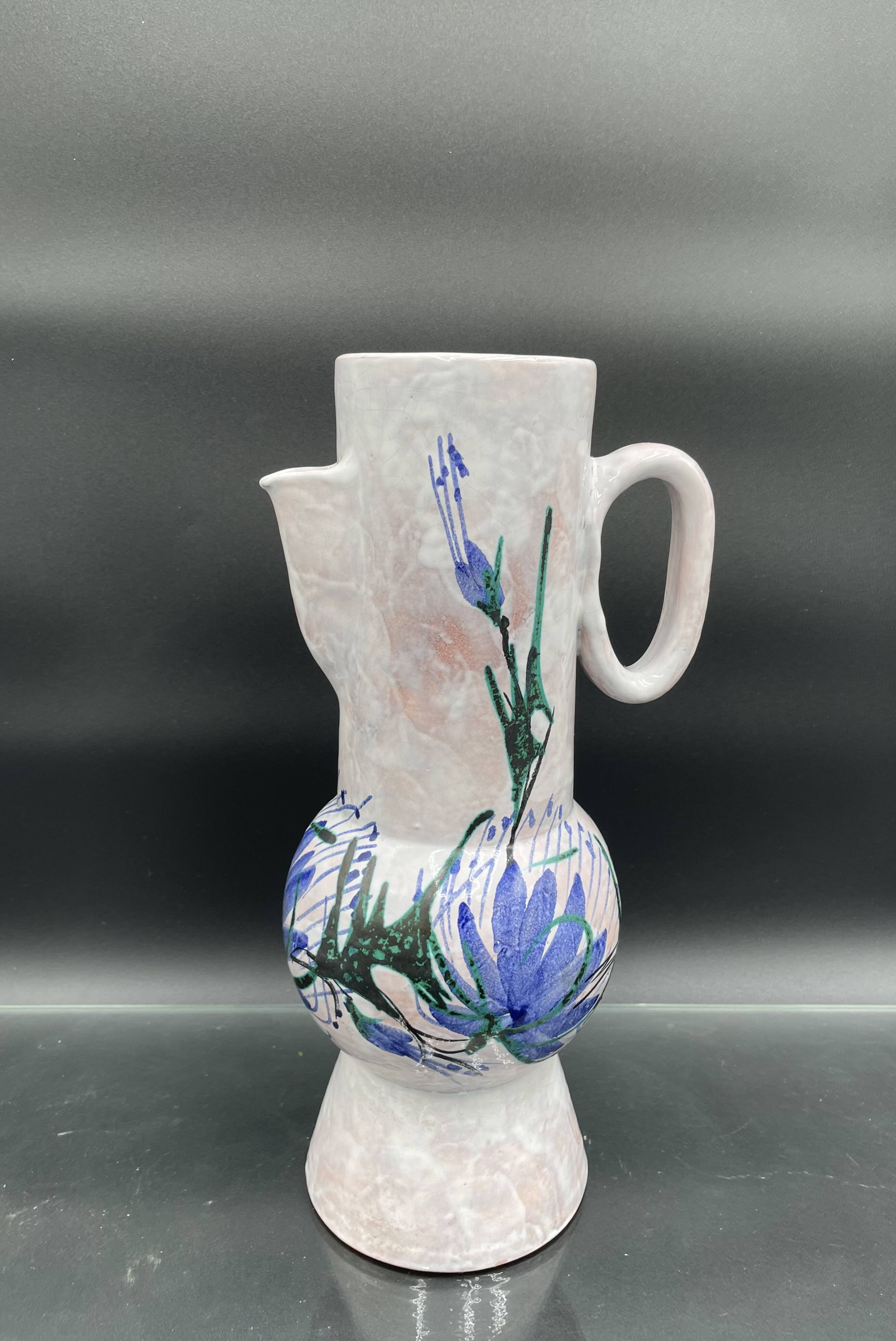 Le Brescon ceramic pitcher, Vallauris