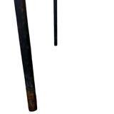 Table d'appoint vintage en mosaïque bleue / table à plantes