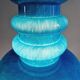 Large Space Age pendant light in blue opaline, 1960s-70s