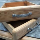 Low mado buffet, marble top, sanded