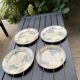 4 plates iron earth Royat sarreguemines U&C