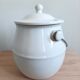 Vintage kitchen pot in Aluminite Frugier Limoges porcelain