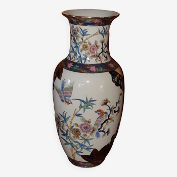 Grand vase Chinois signé Qing Tongzhi
