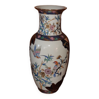 Grand vase Chinois signé Qing Tongzhi