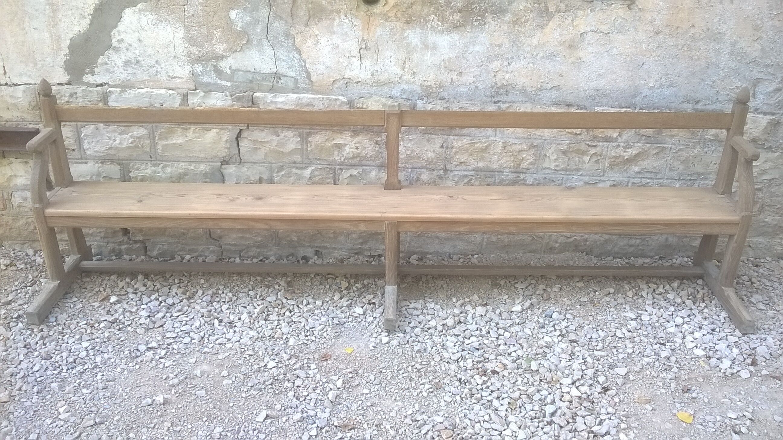 Paires grand banc d'église