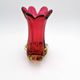 Murano Vase Organic Red Yellow 21cm 1.1kg