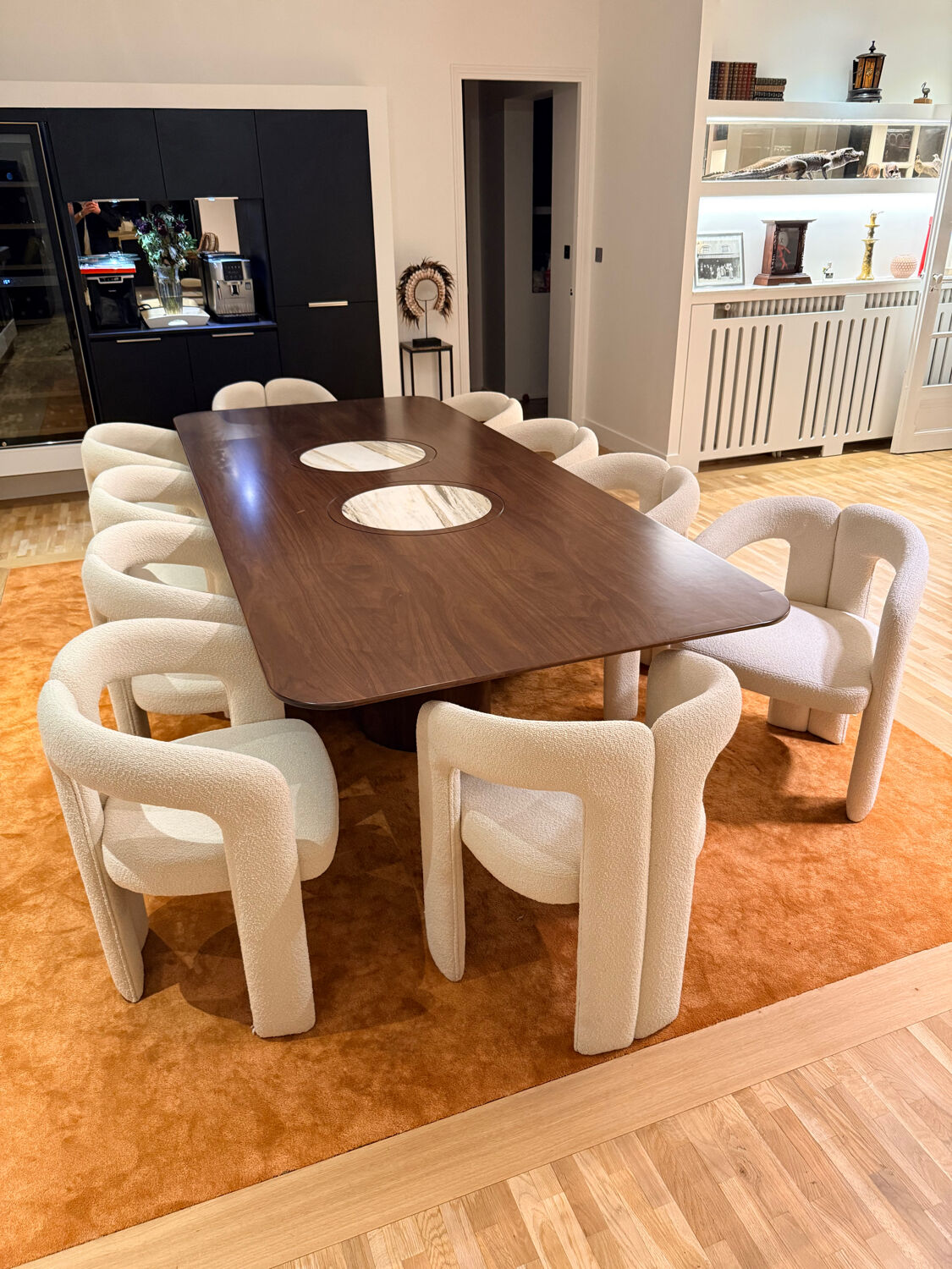 Contemporary table and chairs