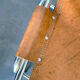 Vintage Chair Les Arcs in leather, published by Dal Vera, 1960s-70s