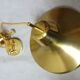 Adjustable scandinavian  brass ceiling lamp from the 70s