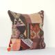 Vintage kilim cushion cover 51x51 cm