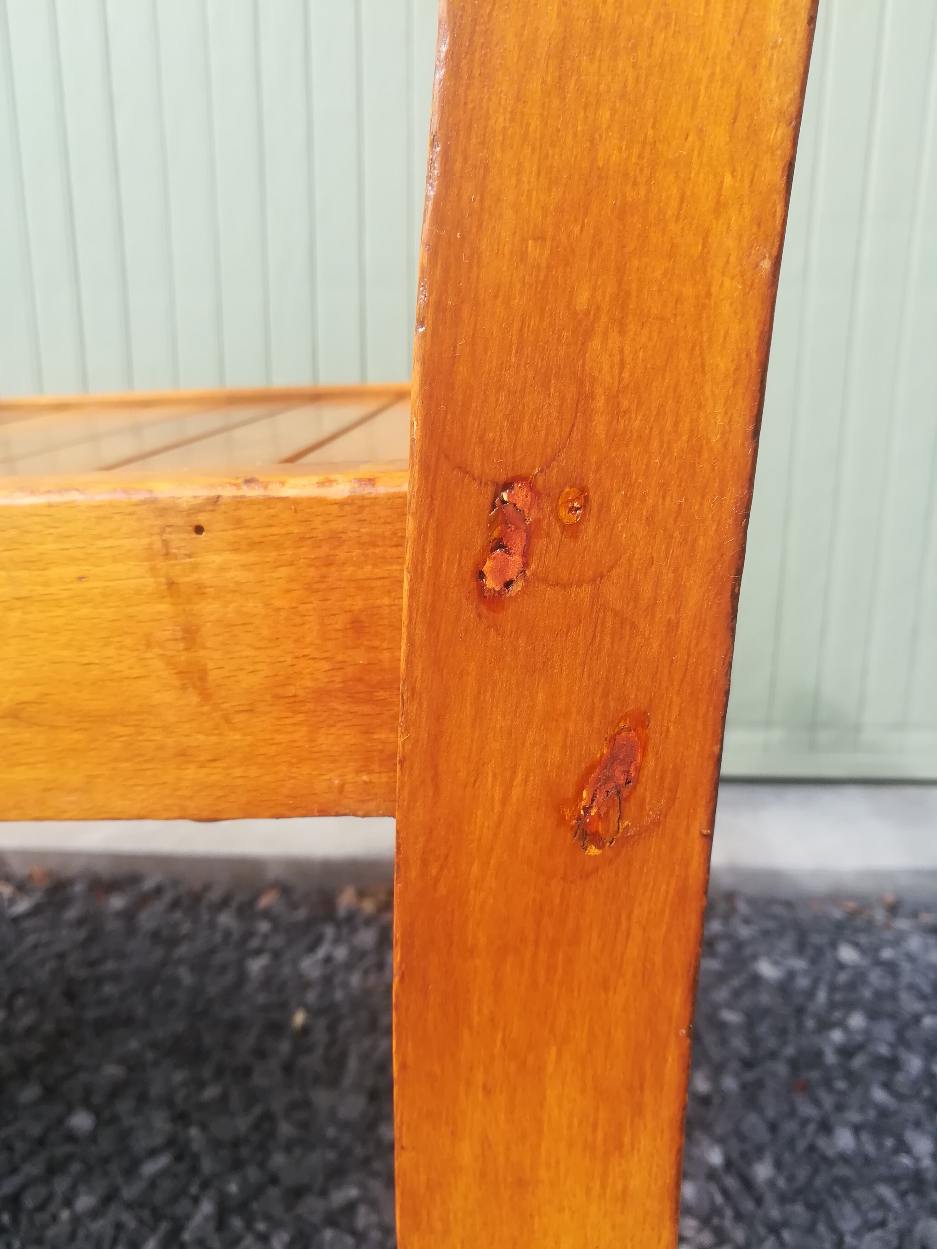 Pair of René Gabriel chairs in beech
