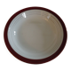 Round, hollow, opaque porcelain serving dish by digoin sarreguemines pasteur