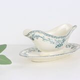 HBCM ironstone sauceboat, Guadaloupe model