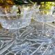 6 champagne glasses on set