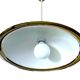 Large Danish Brass Pendant Light