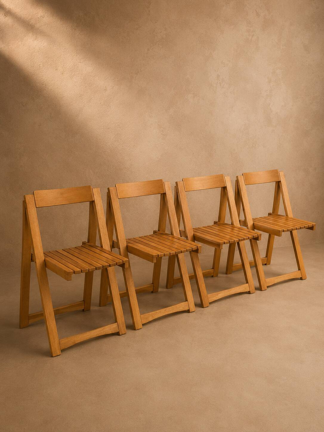 Set of 4 Aldo Jacober / Alberto Bazzani chairs.