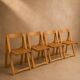 Set of 4 Aldo Jacober / Alberto Bazzani chairs.