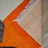 Handmade moroccan berber carpet 253 x 146 cm