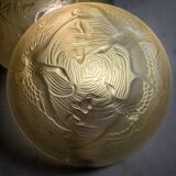 Art Deco pendant light duo