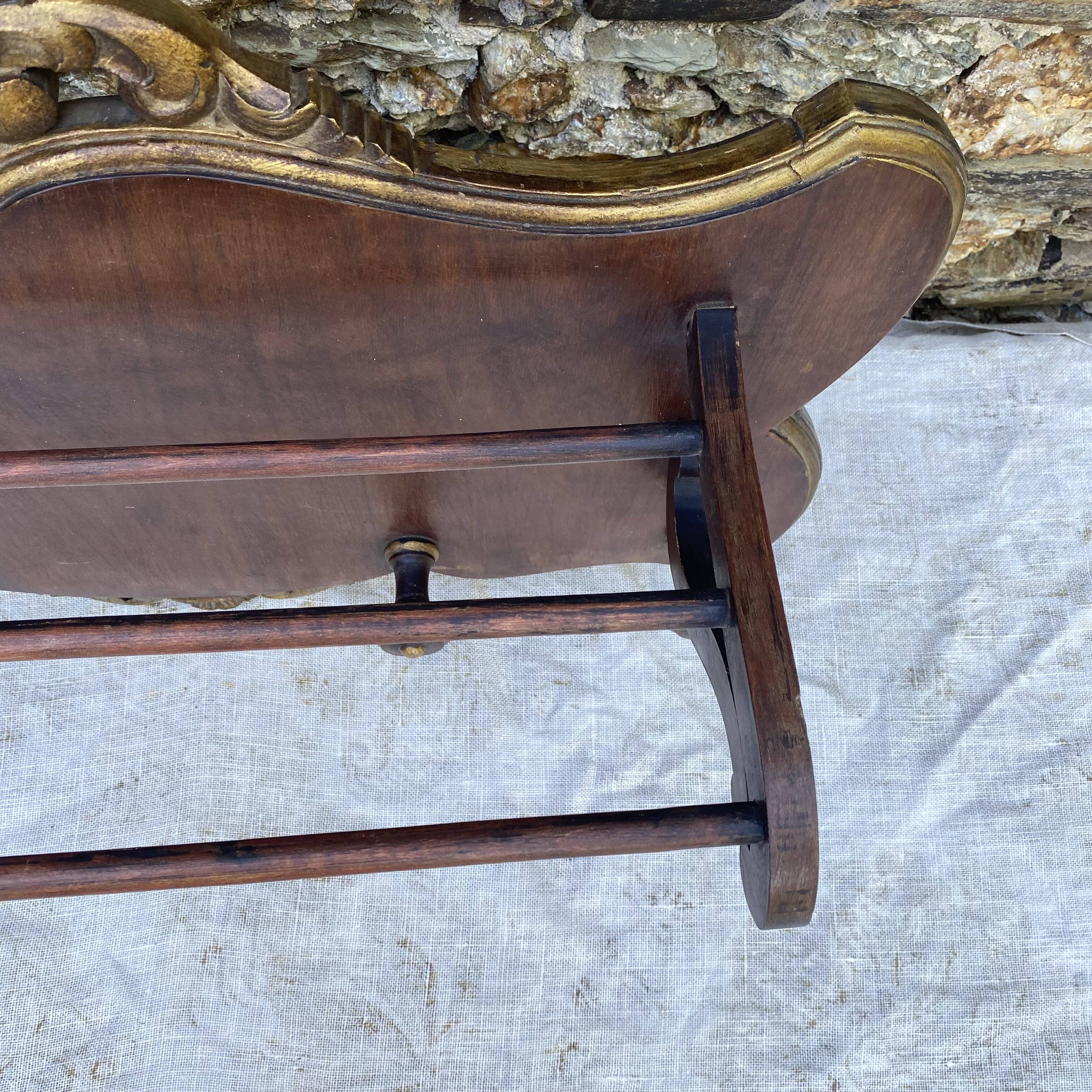 Coat rack and wall-mounted hat rack in an antique style.