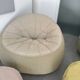Cinna swivel armchair ottoman model - new condition - alcantara and fabric