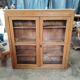 English display cabinet in old pine