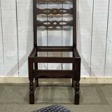 Set of 6 19th century English oak chairs