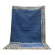 Traditional handmade Moroccan rug, blue, size 1.5/2.5 m.